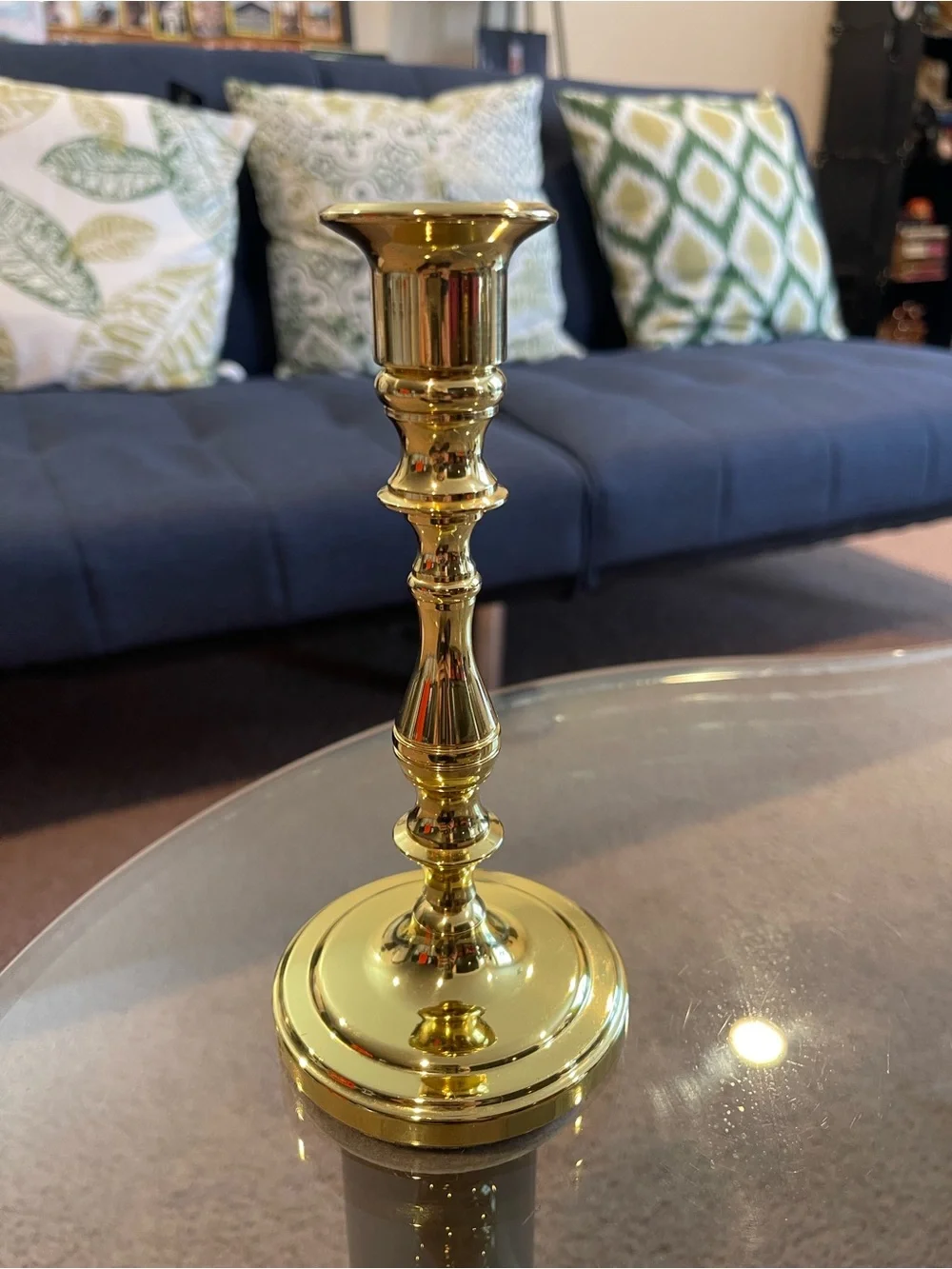 Baldwin Vintage Solid Brass Candle Stick Holder
